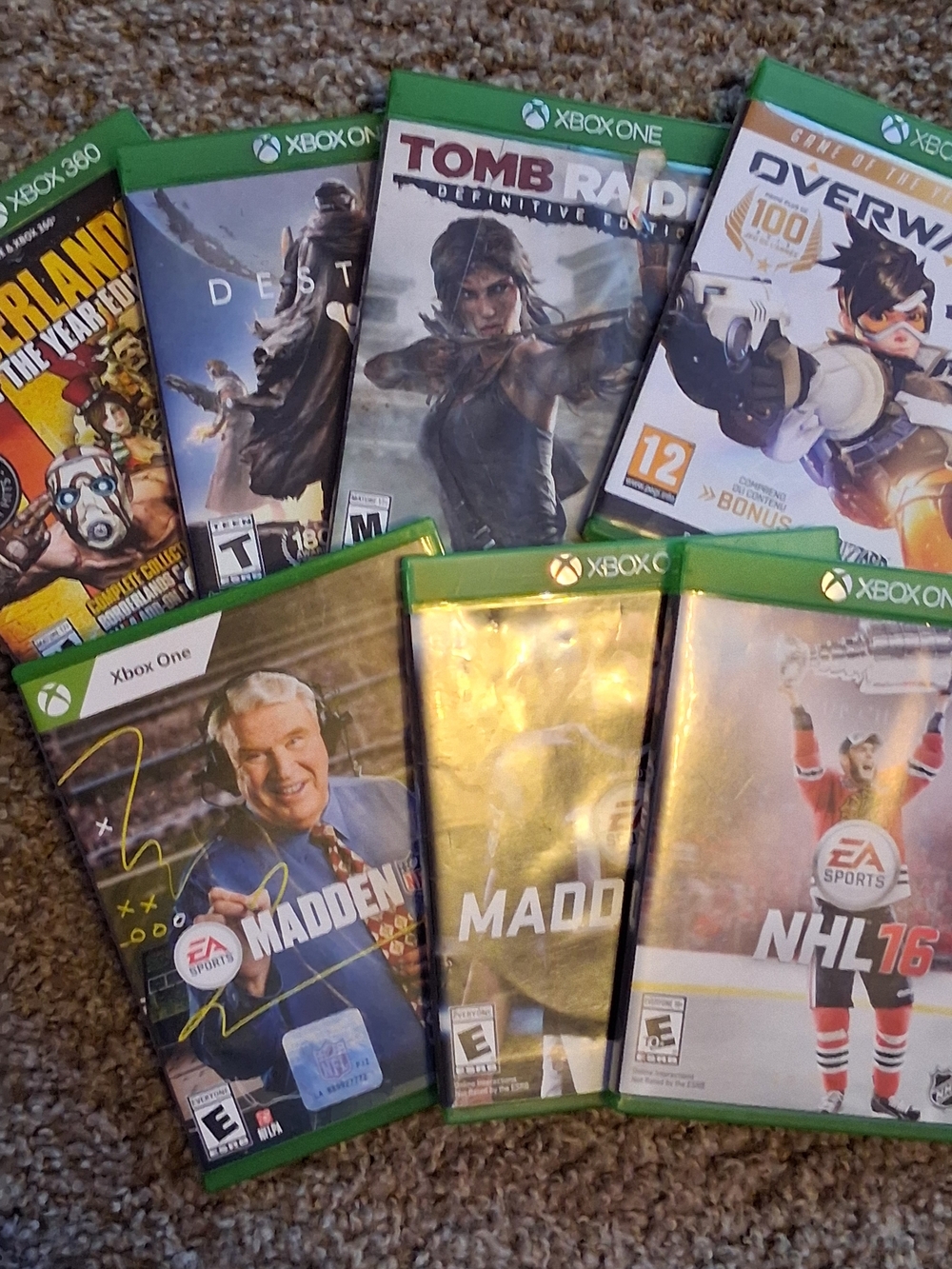 Xbox One Bundle Of 7 Games